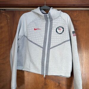 Nike Women’s Olympic Team USA Full Zip Hoodie Jacket Size L